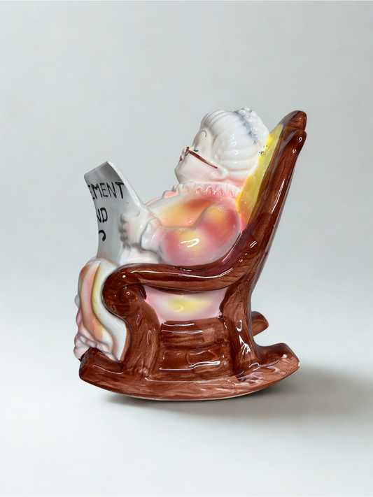 Vintage "Retirement Fund" Grandma Figurine Bank