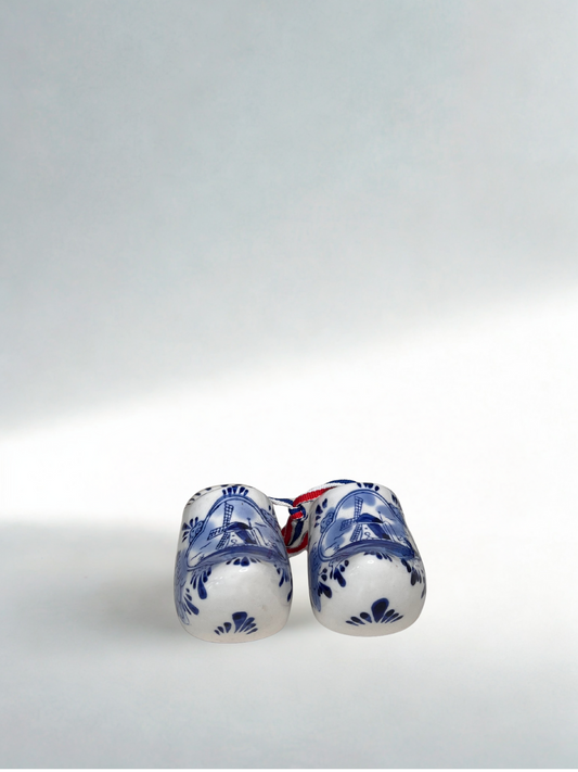 Delft Blue Holland Souvenir Ceramic Clogs