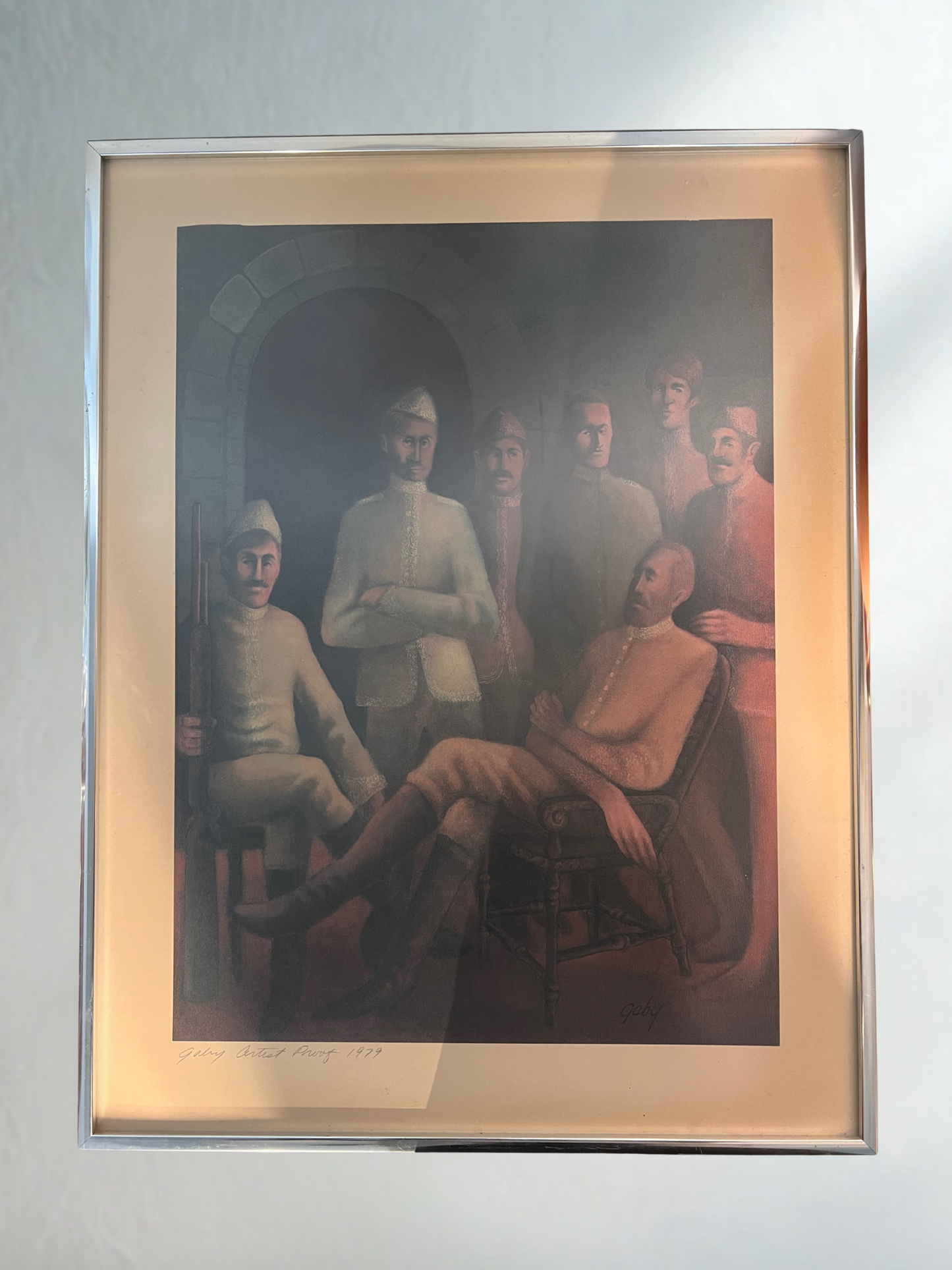 Vintage Framed Art Print – “Gaby Artist Proof 1979”