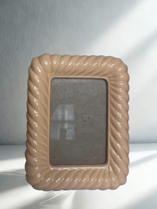 Vintage Ceramic Picture Frame