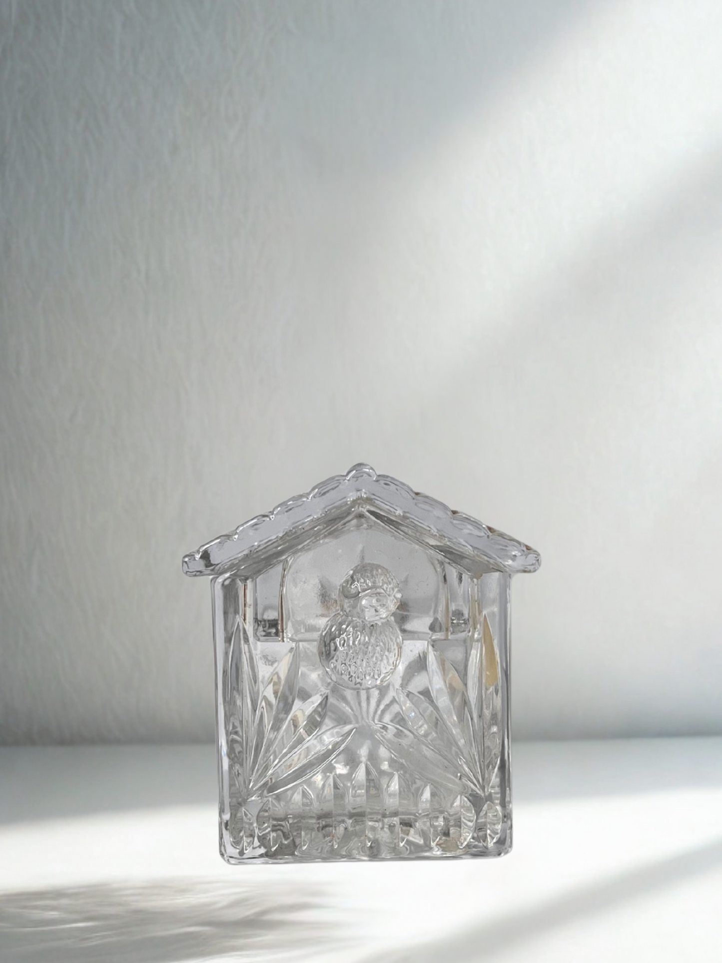 Vintage Crystal Birdhouse Candy Jar – Premier House Lead Crystal