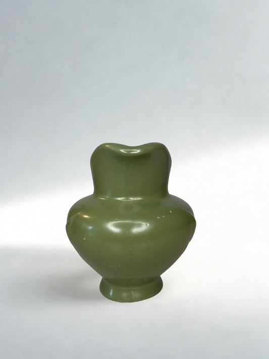 Olive Green Ceramic Pitcher