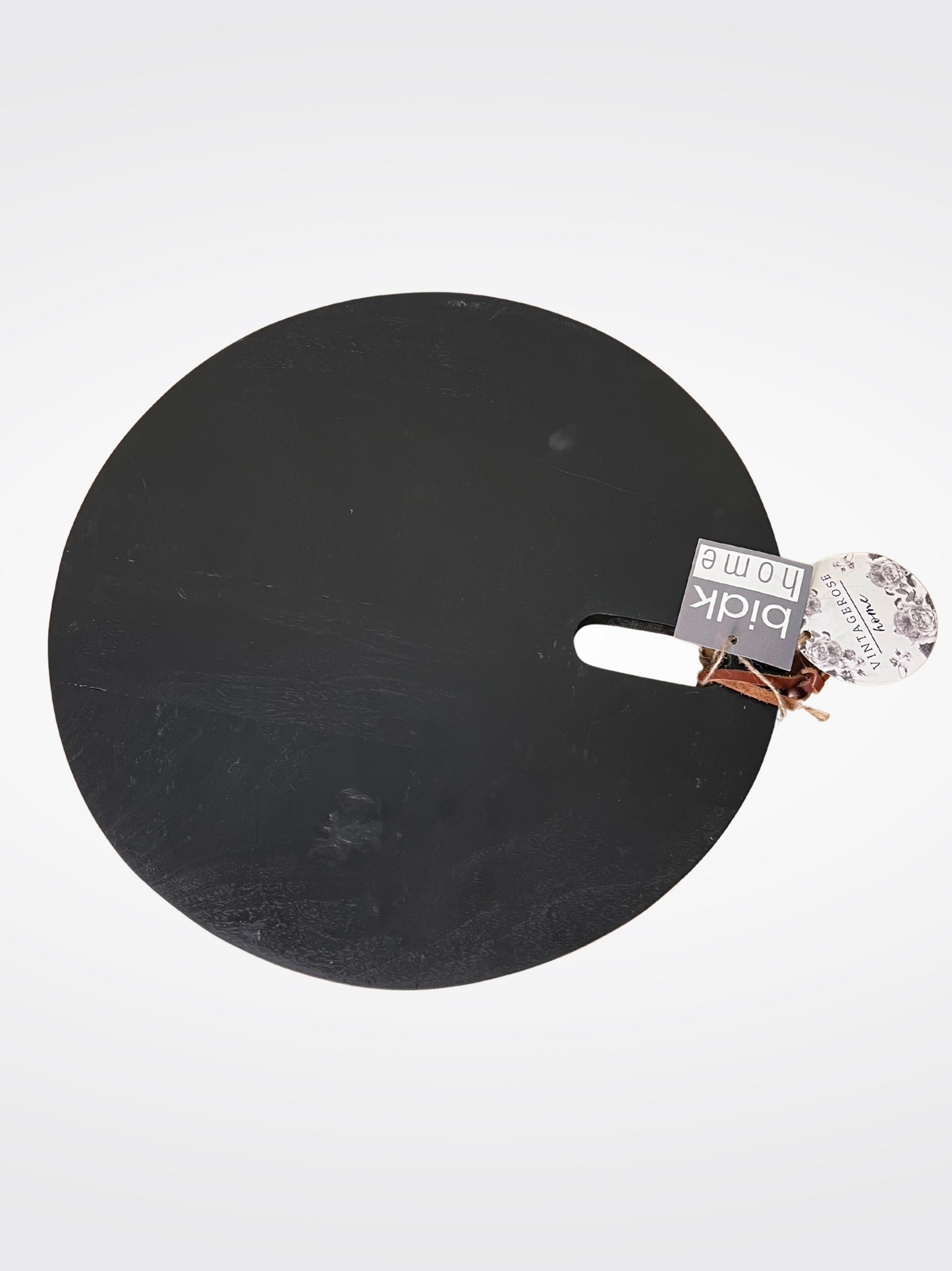 Black Slate Round Serving Board – Pick Home