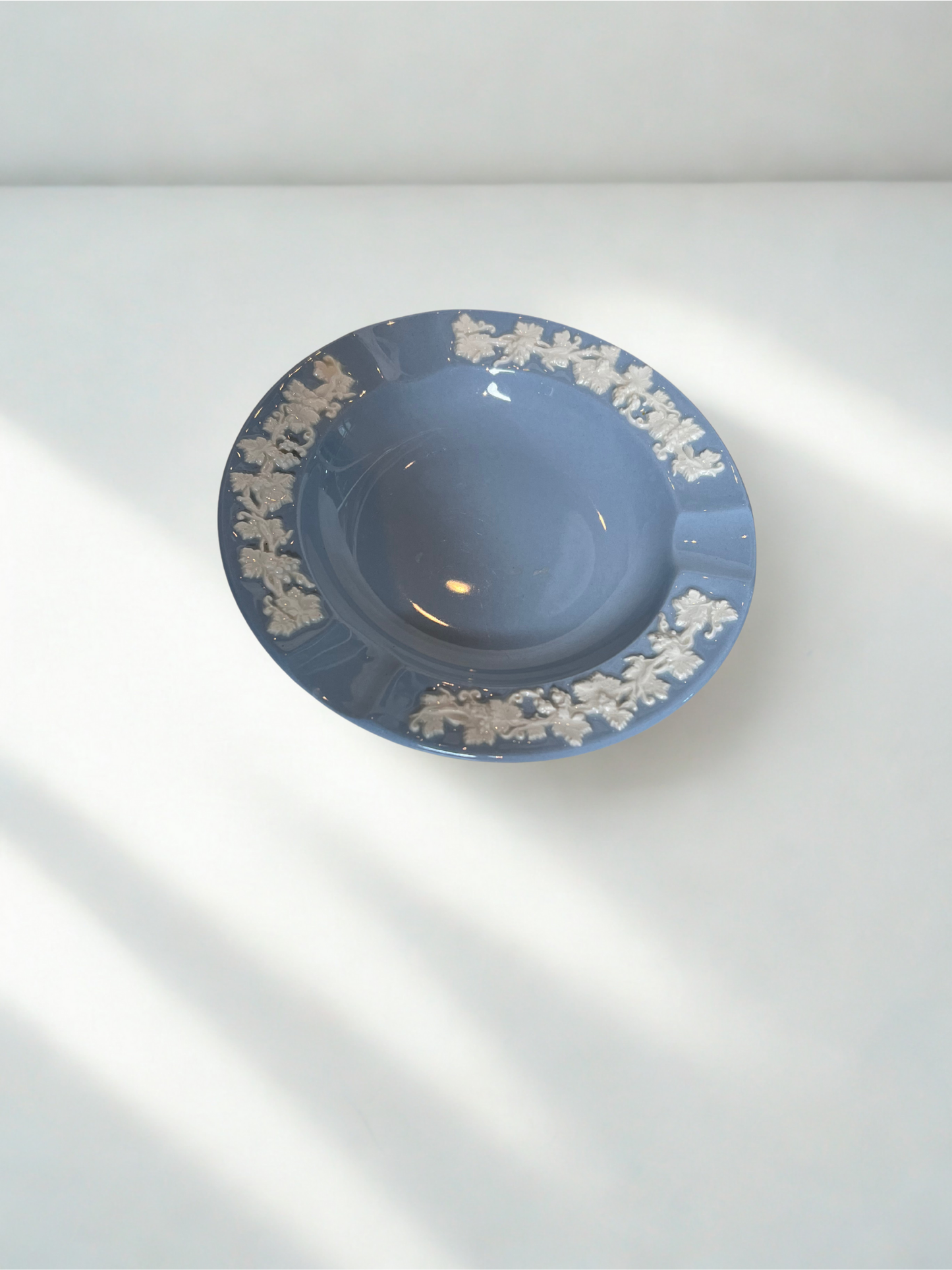 Wedgwood Blue Queensware Bowl – Vintage English Porcelain