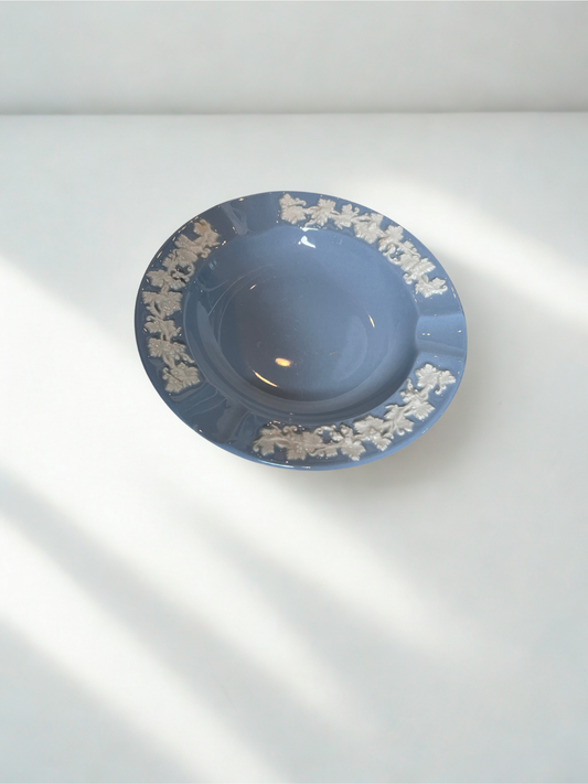 Wedgwood Blue Queensware Bowl – Vintage English Porcelain
