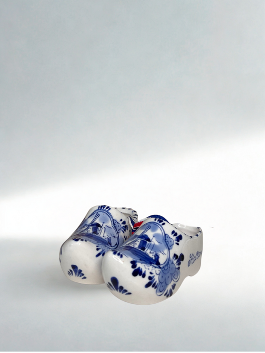 Delft Blue Holland Souvenir Ceramic Clogs