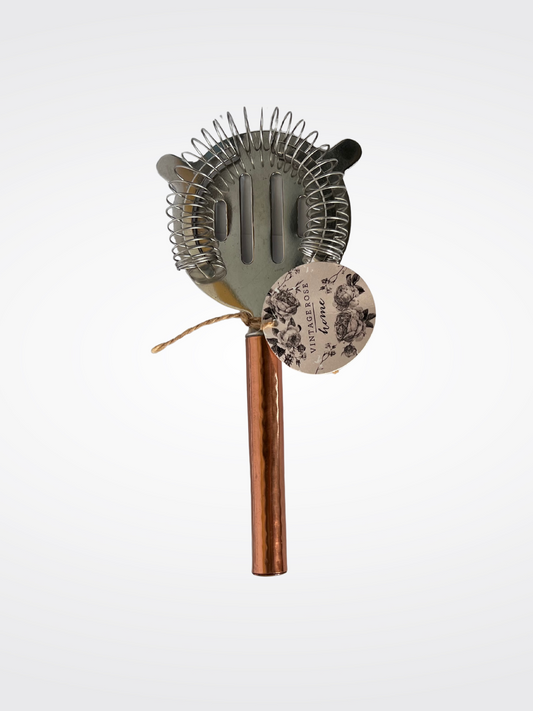 Copper Handle Cocktail Strainer