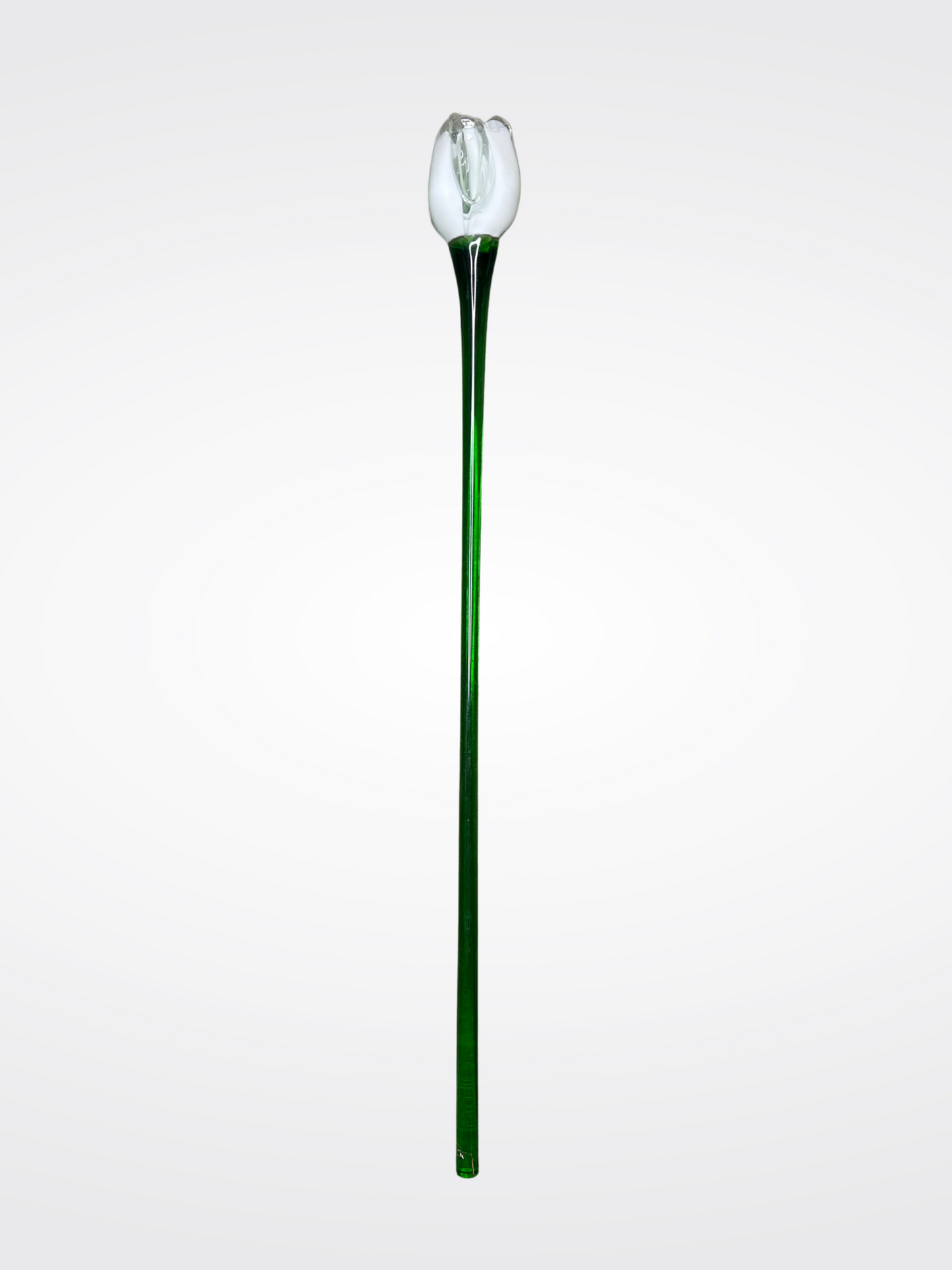 Murano Glass Blue Calla Flower Stem – Handcrafted in Venice