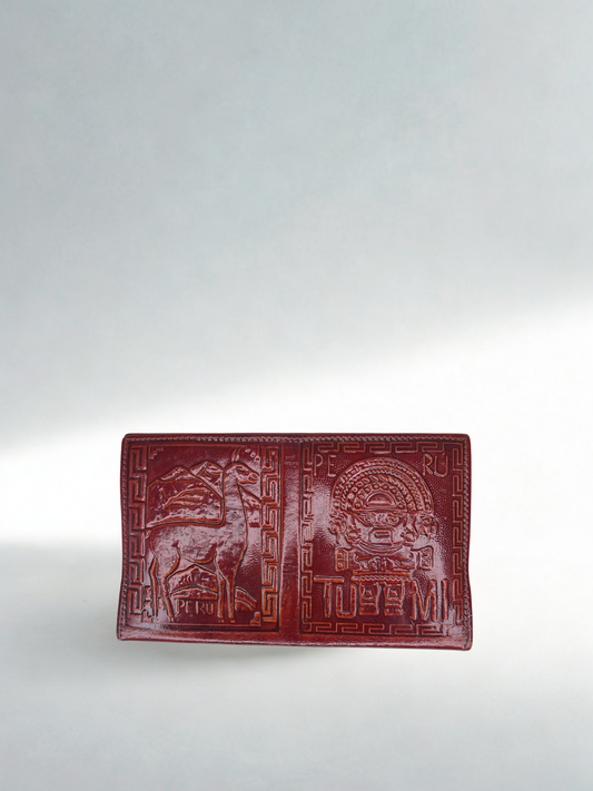 Tooled Leather Wallet – Peru Design