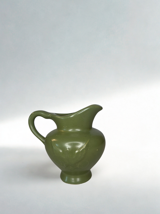 Olive Green Ceramic Pitcher