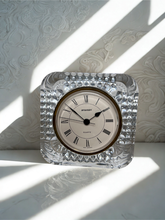 Vintage Staiger Crystal Clock – Made in West Germany
